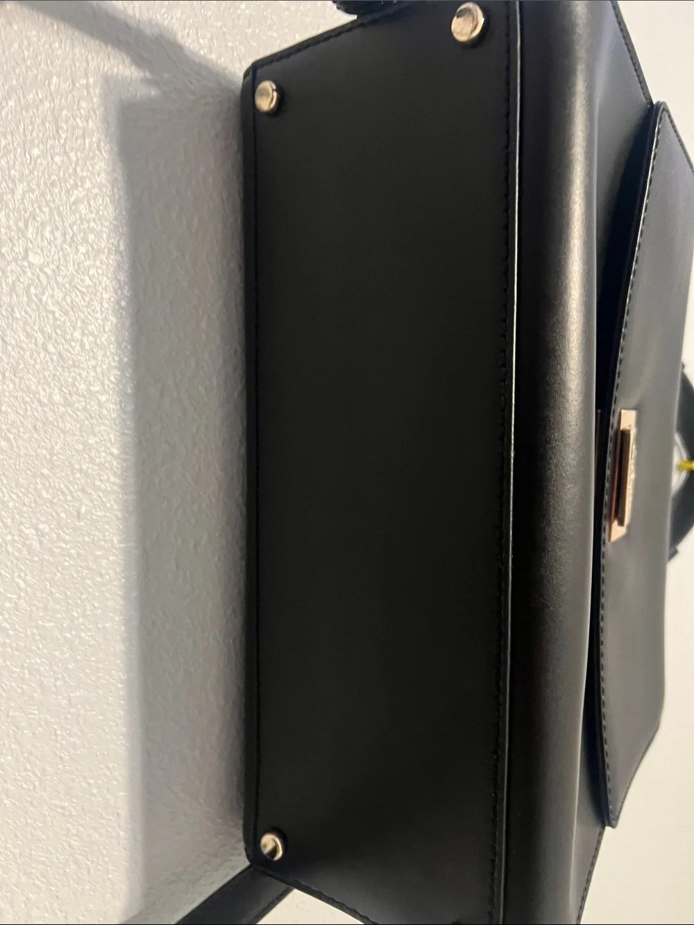 Kate Spade New York Black Leather Crossbody Top-Handle Bag